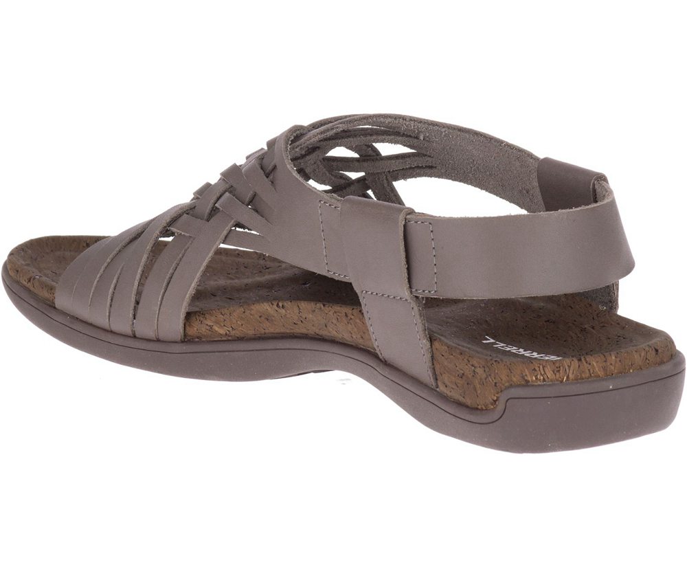 Sandały Merrell Damskie Szare - District Mahana Backstrap - 891340-PTU